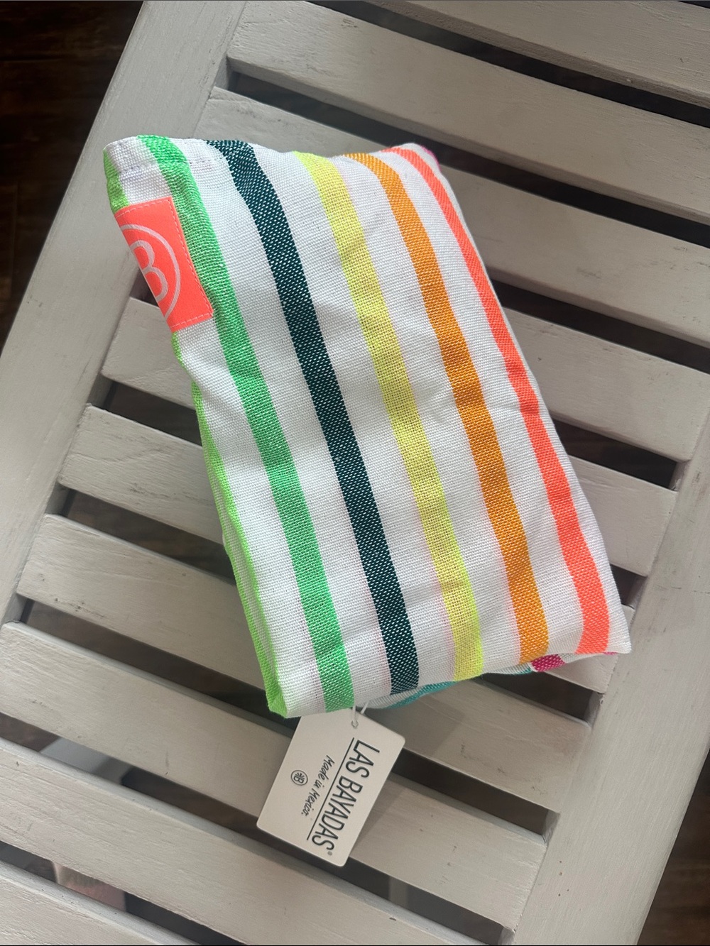 Las Bayadas Colorful Striped Tote - Picture 5 of 5